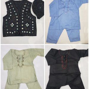 Baby Boy Shalwar Kameez/Suit 3 Month to 6 Month Pakistani Indian
